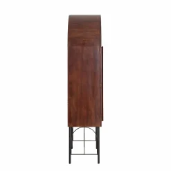 Armoire<Made in Meubles Armoire arrondie en bois de manguier Julio