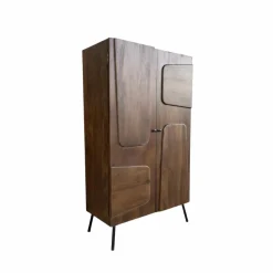 Armoire<Made in Meubles Armoire en bois de manguier Gavin