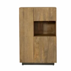 Armoire<Made in Meubles Armoire en bois de manguier et métal Isil