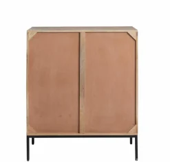 Armoire<Made in Meubles Armoire sculptée en bois de manguier Marc