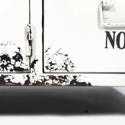 Banc<Made in Meubles Banc avec rangement en métal blanc Félicie