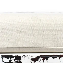 Banc<Made in Meubles Banc avec rangement en métal blanc Félicie