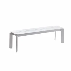 Chaise De Jardin<Made in Meubles Banc en aluminium blanc Apollon