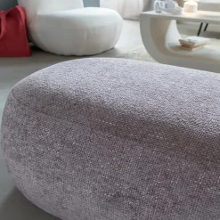 Banc<Made in Meubles Banc en tissu lilas Lola