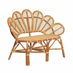 Chaise De Jardin<Made in Meubles Banquette fleur de jardin en rotin Rattan