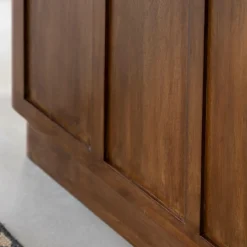 Meuble Bar<Made in Meubles Bar en bois de manguier et cannage Remick