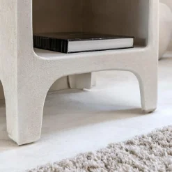 Bibliothèque|Etagère<Made in Meubles Bibliothèque en bois effet béton blanc Danaé