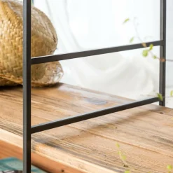 Bibliothèque<Made in Meubles Bibliothèque en bois recyclé 180 cm Blaise