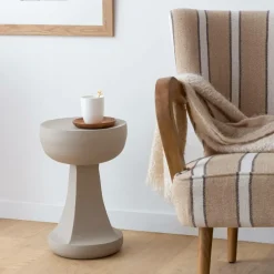 Bout De Canapé & Sellette<Made in Meubles Bout de canapé beige Marguerite