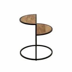 Bout De Canapé & Sellette<Made in Meubles Bout de canapé en bois de manguier et métal Maelle