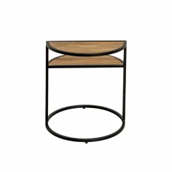 Bout De Canapé & Sellette<Made in Meubles Bout de canapé en bois de manguier et métal Maelle