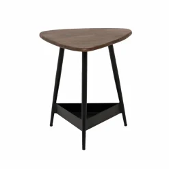 Bout De Canapé & Sellette<Made in Meubles Bout de canapé en bois de manguier et métal noir Tilian