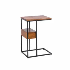 Bout De Canapé & Sellette<Made in Meubles Bout de canapé en bois de manguier et métal Harald