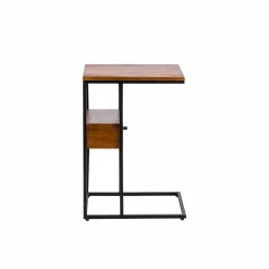 Bout De Canapé & Sellette<Made in Meubles Bout de canapé en bois de manguier et métal Harald