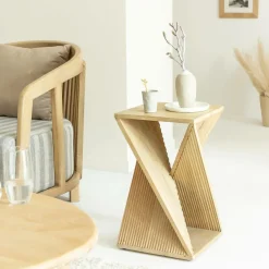 Bout De Canapé & Sellette<Made in Meubles Bout de canapé en bois de manguier Amara