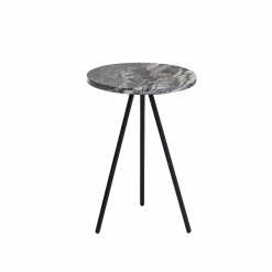 Bout De Canapé & Sellette<Made in Meubles Bout de canapé en marbre gris Eva