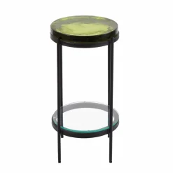 Bout De Canapé & Sellette<Made in Meubles Bout de canapé plateau en verre Lise