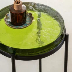 Bout De Canapé & Sellette<Made in Meubles Bout de canapé plateau en verre Lise