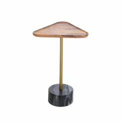 Bout De Canapé & Sellette<Made in Meubles Bout de canapé triangle en marbre Maxime