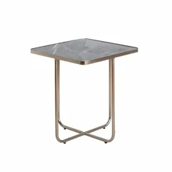 Bout De Canapé & Sellette<Made in Meubles Bout de canape en marbre et métal Charlize