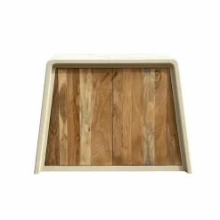 Buffet<Made in Meubles Buffet 2 portes en bois d'acacia et bois effet béton Dalva