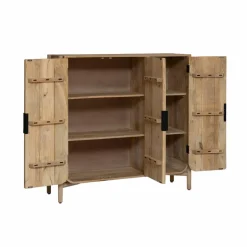 Buffet<Made in Meubles Buffet 3 portes en bois de manguier Nova