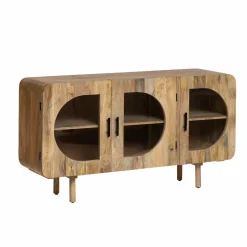 Buffet<Made in Meubles Buffet 3 portes en bois de manguier Nova