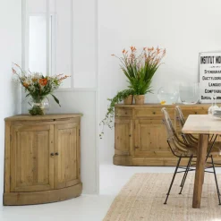 Buffet<Made in Meubles Buffet d'angle en bois recyclé Garance