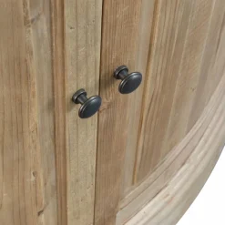 Buffet<Made in Meubles Buffet d'angle haut en bois recyclé Garance