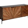 Buffet<Made in Meubles Buffet en bois d'acacia Elvira