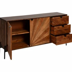 Buffet<Made in Meubles Buffet en bois d'acacia Elvira
