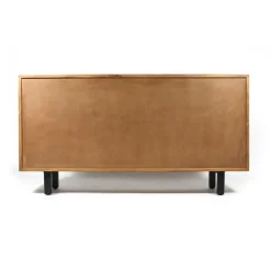 Buffet<Made in Meubles Buffet en bois d'acacia et métal Mahé