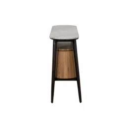 Buffet<Made in Meubles Buffet en bois d'acacia et marbre Simon