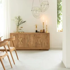 Buffet<Made in Meubles Buffet en bois d'acacia Lonni