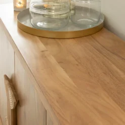 Buffet<Made in Meubles Buffet en bois d'acacia Lonni