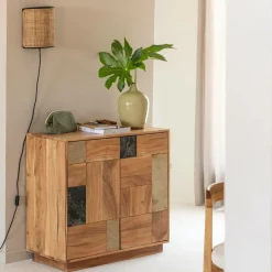 Buffet<Made in Meubles Buffet en bois d'acacia Renaud