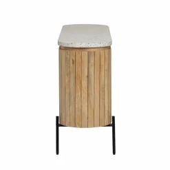 Buffet|Meuble Sous Vasque<Made in Meubles Buffet en bois de manguier et terrazzo Lou