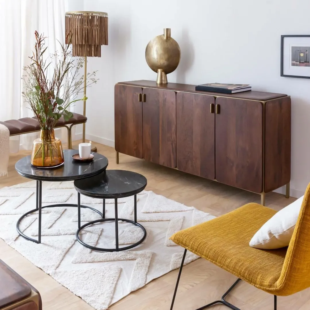 Buffet<Made in Meubles Buffet en bois de manguier Lisette