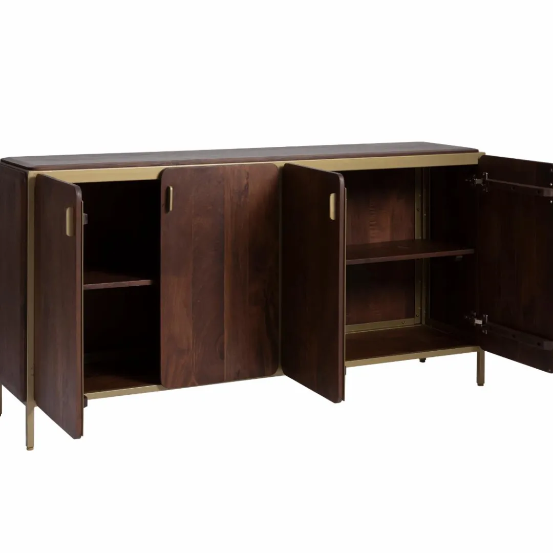 Buffet<Made in Meubles Buffet en bois de manguier Lisette