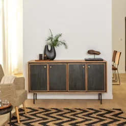 Buffet<Made in Meubles Buffet en bois de manguier Léandro