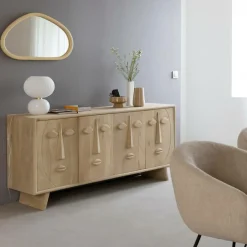 Buffet<Made in Meubles Buffet en bois de manguier Facia