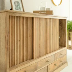 Buffet<Made in Meubles Buffet en bois de manguier Liora