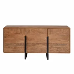 Buffet<Made in Meubles Buffet en bois de manguier et métal Eglantine