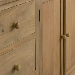 Buffet|Meuble Sous Vasque<Made in Meubles Buffet en bois de manguier blanchi Ronan