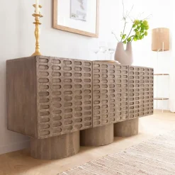 Buffet<Made in Meubles Buffet en bois de manguier Clara