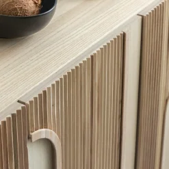 Buffet<Made in Meubles Buffet en bois de paulownia Nilo