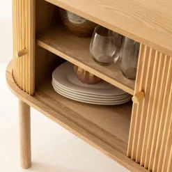 Buffet<Made in Meubles Buffet en bois de pin clair Colin