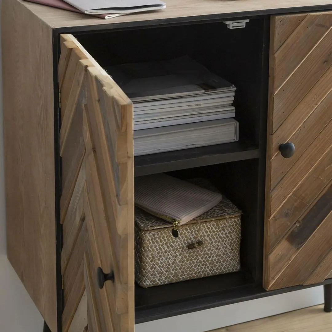 Buffet<Made in Meubles Buffet en bois de sapin Maxine