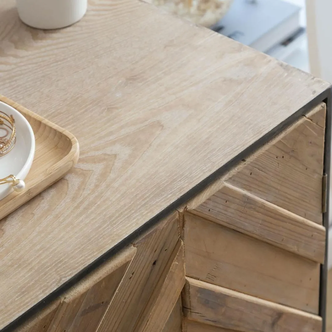 Buffet<Made in Meubles Buffet en bois de sapin Maxine