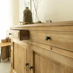 Buffet<Made in Meubles Buffet en bois recyclé 180 cm Garance